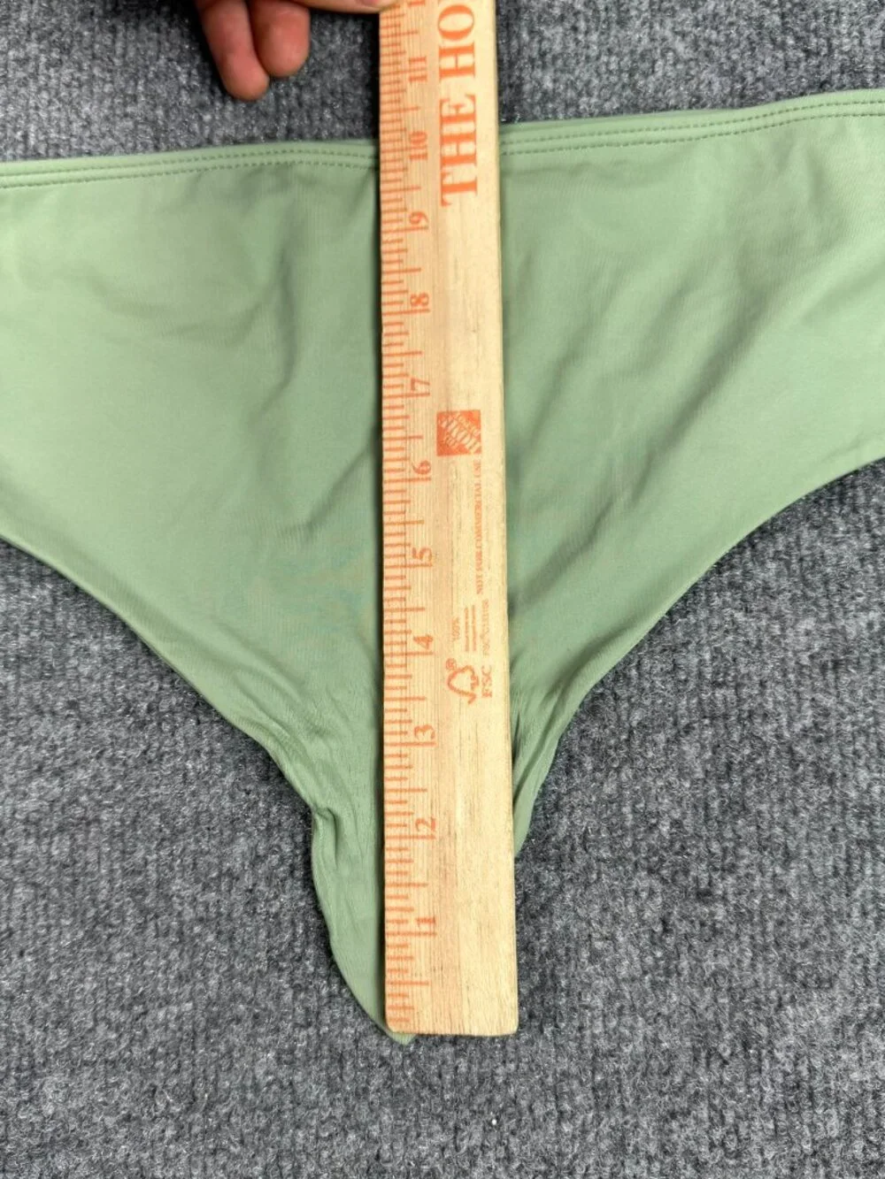 LA Hearts by PacSun Women's Bikini Bottom Size S Sage Green High Waisted Swim